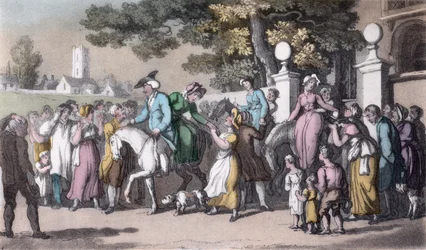 La partida de Wakefield, ilustración de 